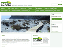 Tablet Screenshot of lcanz.org.nz